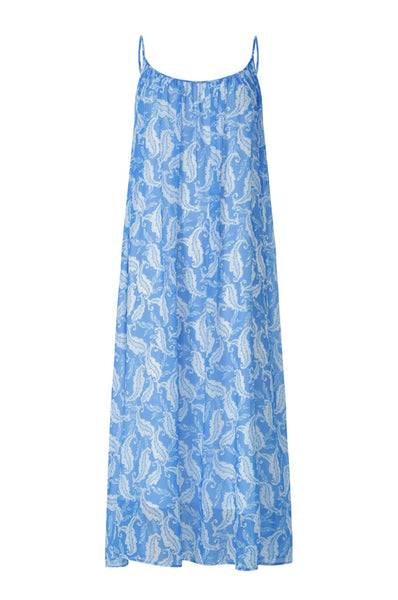 diffusion dress / blue|white paisley ...